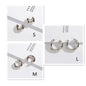 Metal C-shaped Fashion Earrings