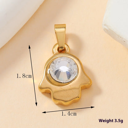 Single Pendant Stainless Steel Casting Ornament Love Oval