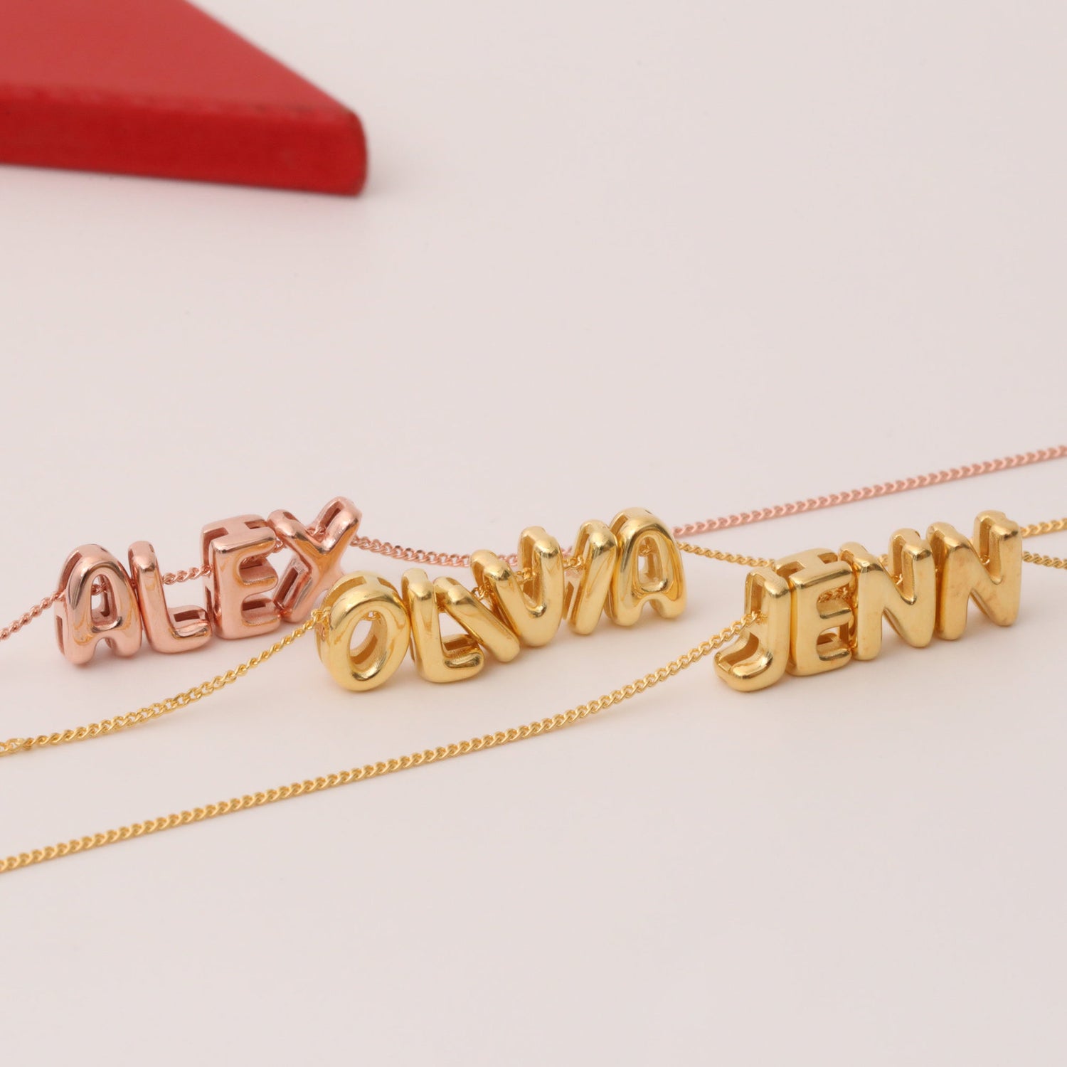 Stainless Steel English Letter Necklace