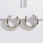 Metal C-shaped Fashion Earrings