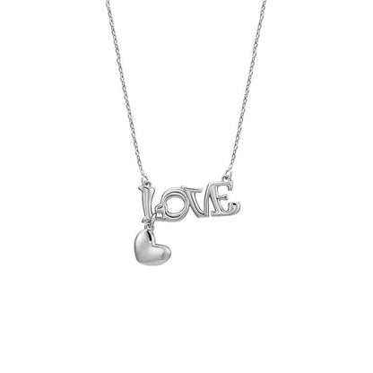 Japanese and Korean Harajuku style love necklace